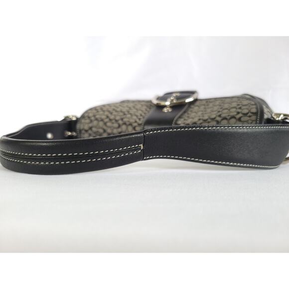 Vintage Coach Soho 6818 Leather and Signature Canvas Print Bag/Purse - Picture 12 of 16